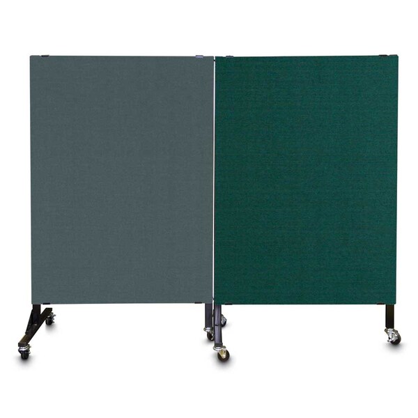 Enclosed Corkboard, 1 Door, 72"x48", 4" Fra